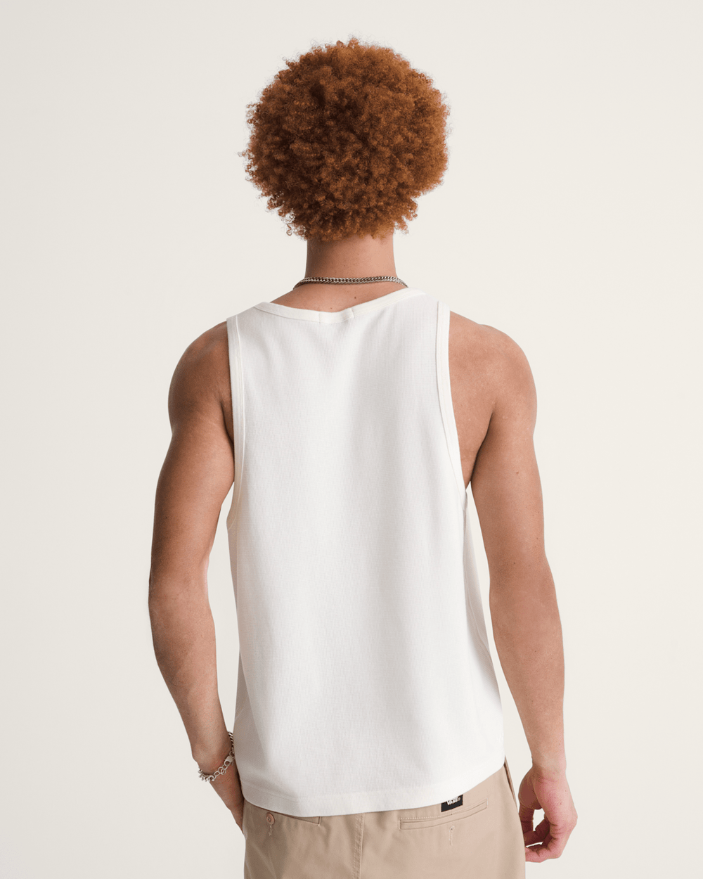 Premium Waffle Tank Top in Egret White | Vans on sale
