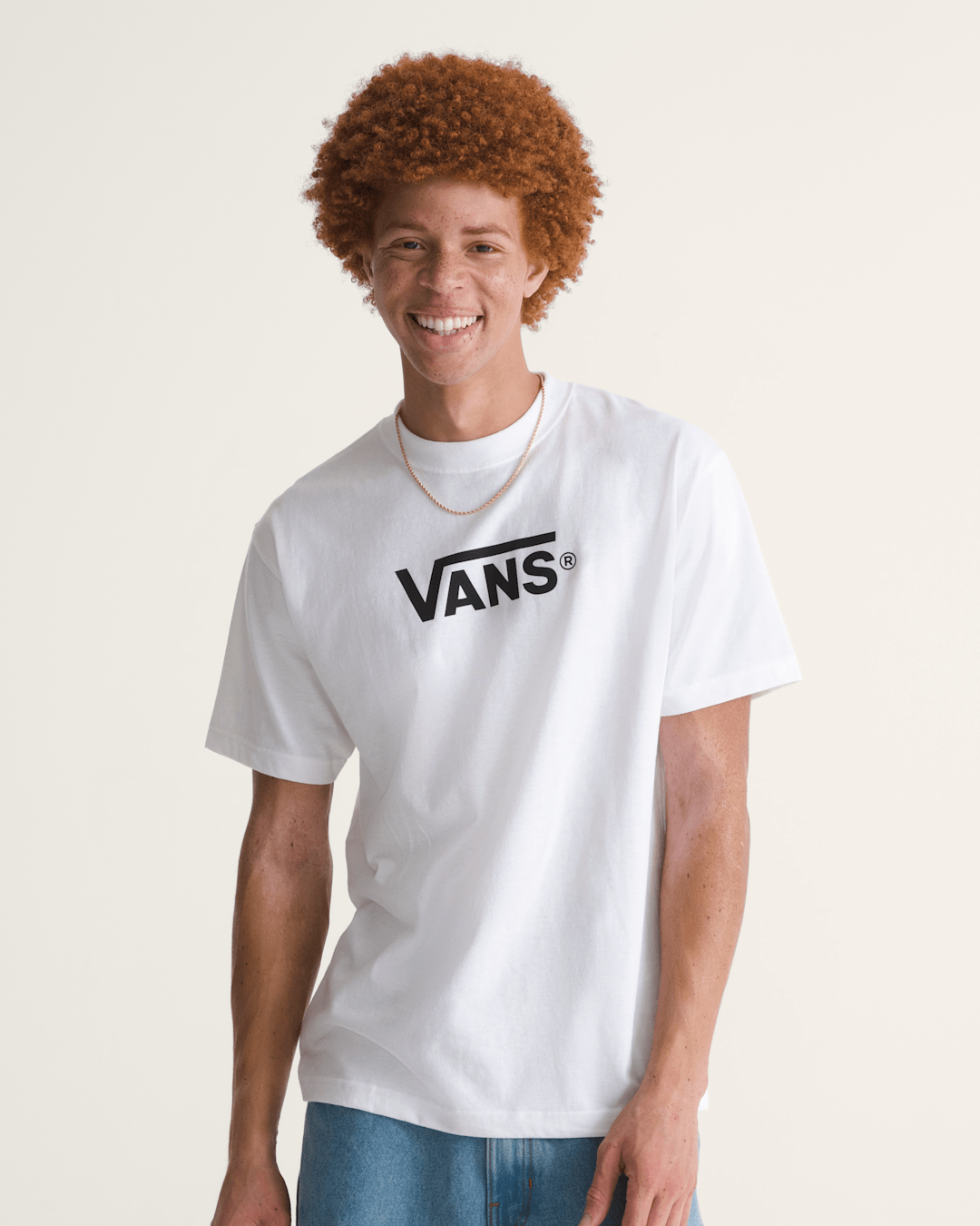 New Vans Classic T-Shirt in White / Black | Vans discount