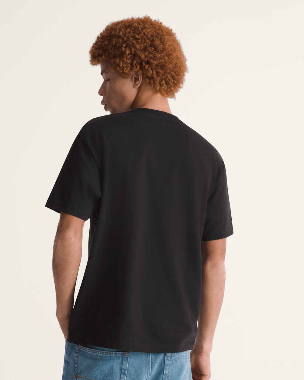 Stretch Logo T-Shirt in Black / White | Vans online