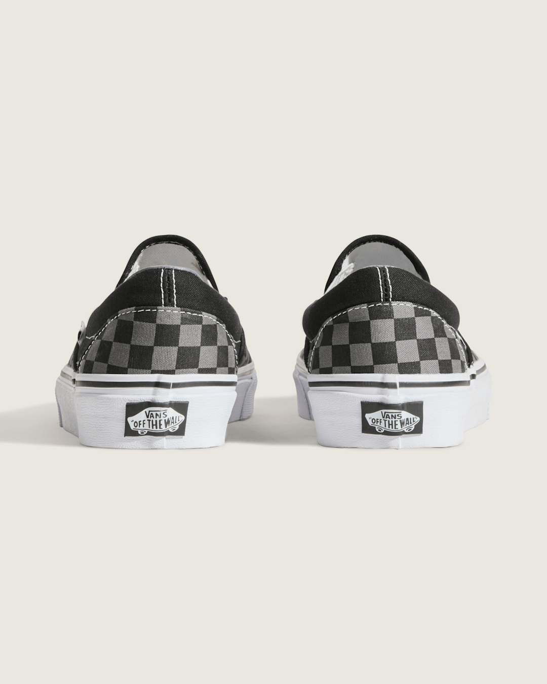 Classic Checkerboard Slip-On Black/Pewter Shoe | Vans online