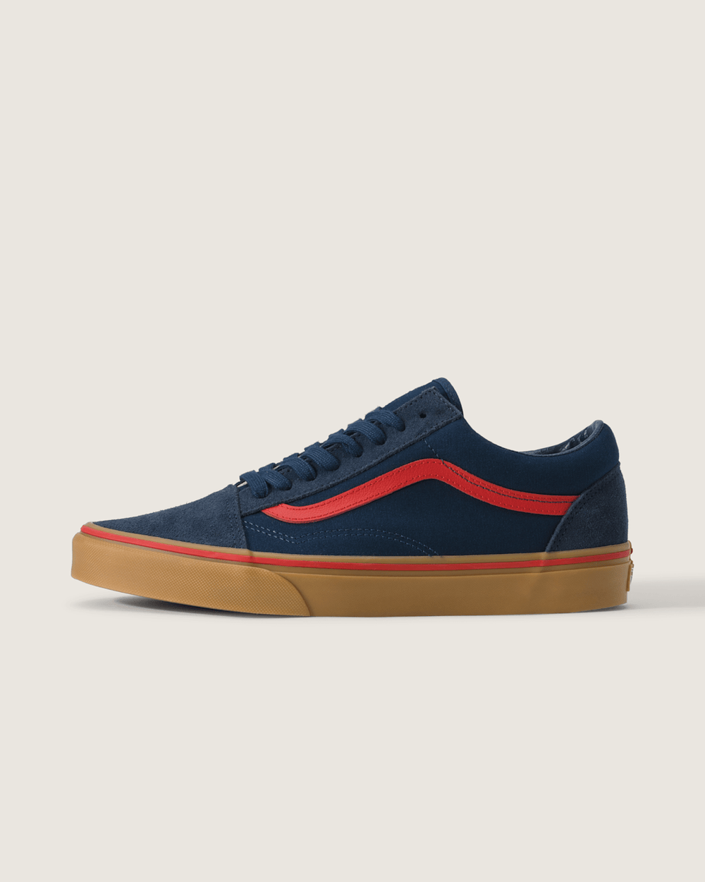 Old Skool Gum Shoe in Navy Blue / Red | Vans outlet