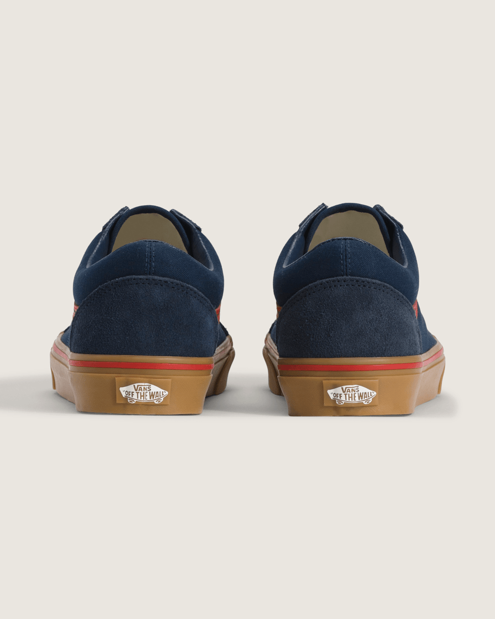 Old Skool Gum Shoe in Navy Blue / Red | Vans outlet