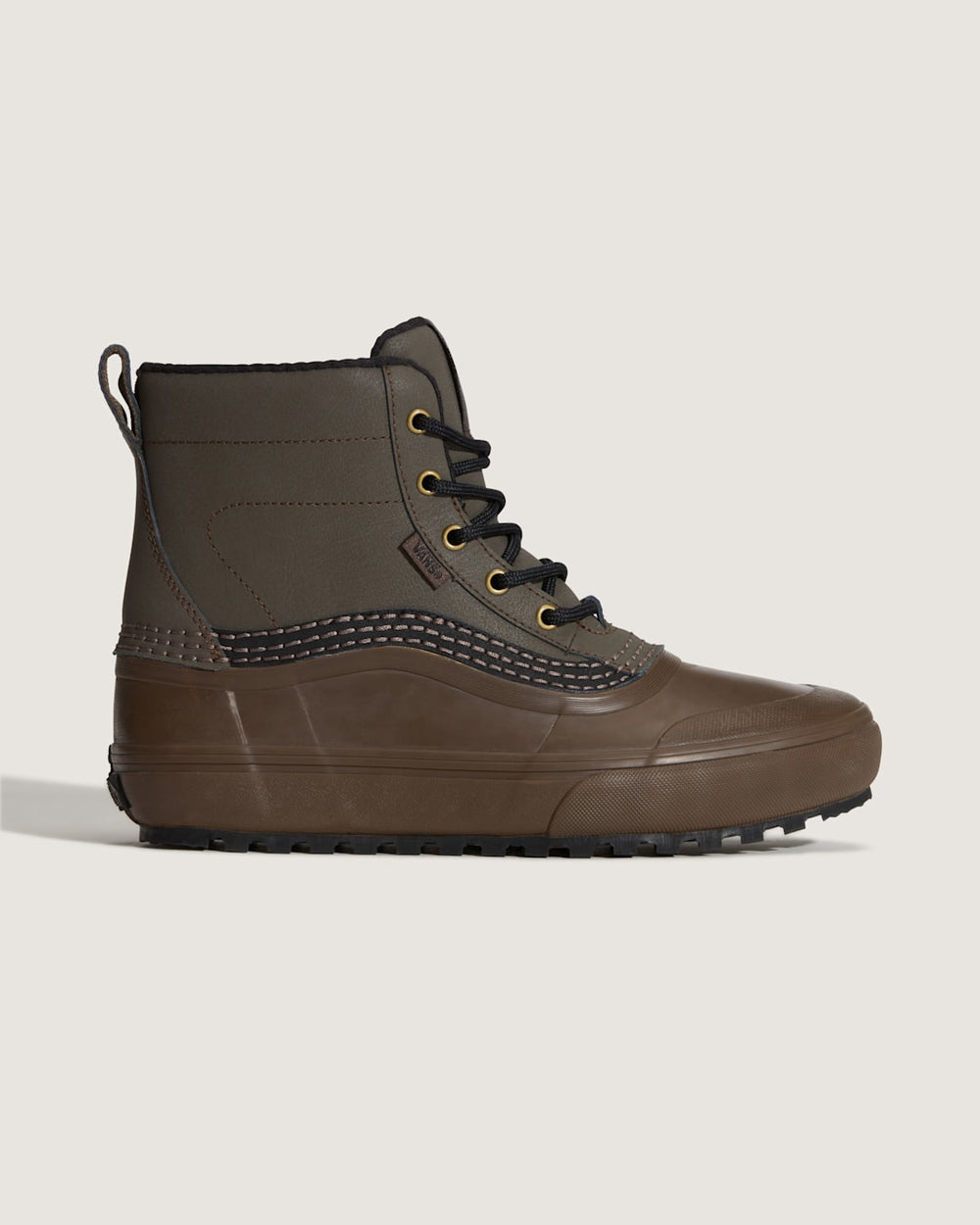 Blake Paul Standard Mid Waterproof Boot in Demitasse Brown / Green | Vans discount