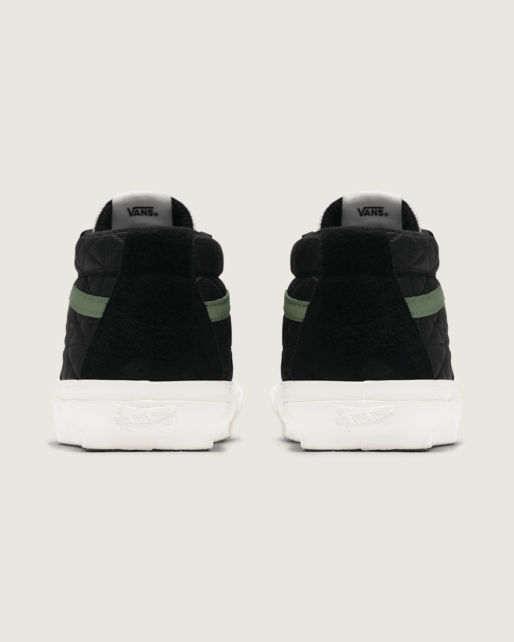 Premium Sk8-Mid Shoe in Black / Green | Vans sale