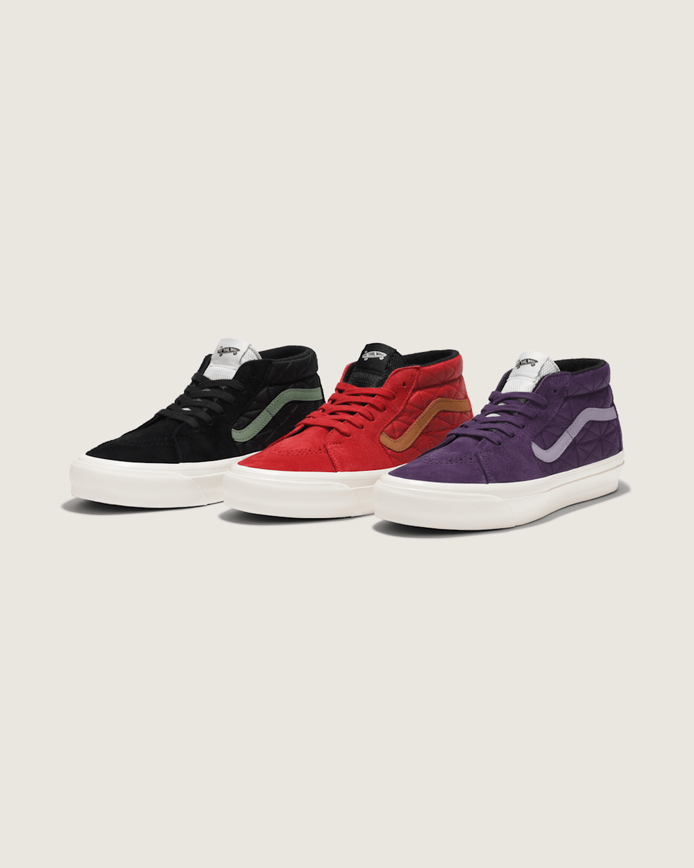 Premium Sk8-Mid Shoe in Black / Green | Vans sale