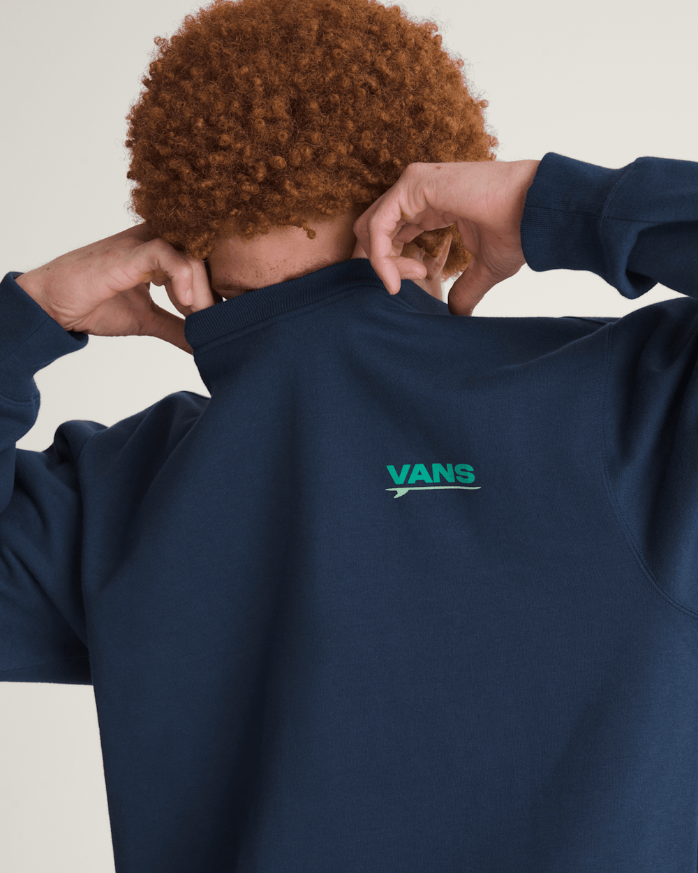 Palms Crew Sweatshirt in Dress Blues | Vans online