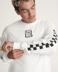 TeamTeam Long Sleeve T-Shirt in Egret White | Vans near me