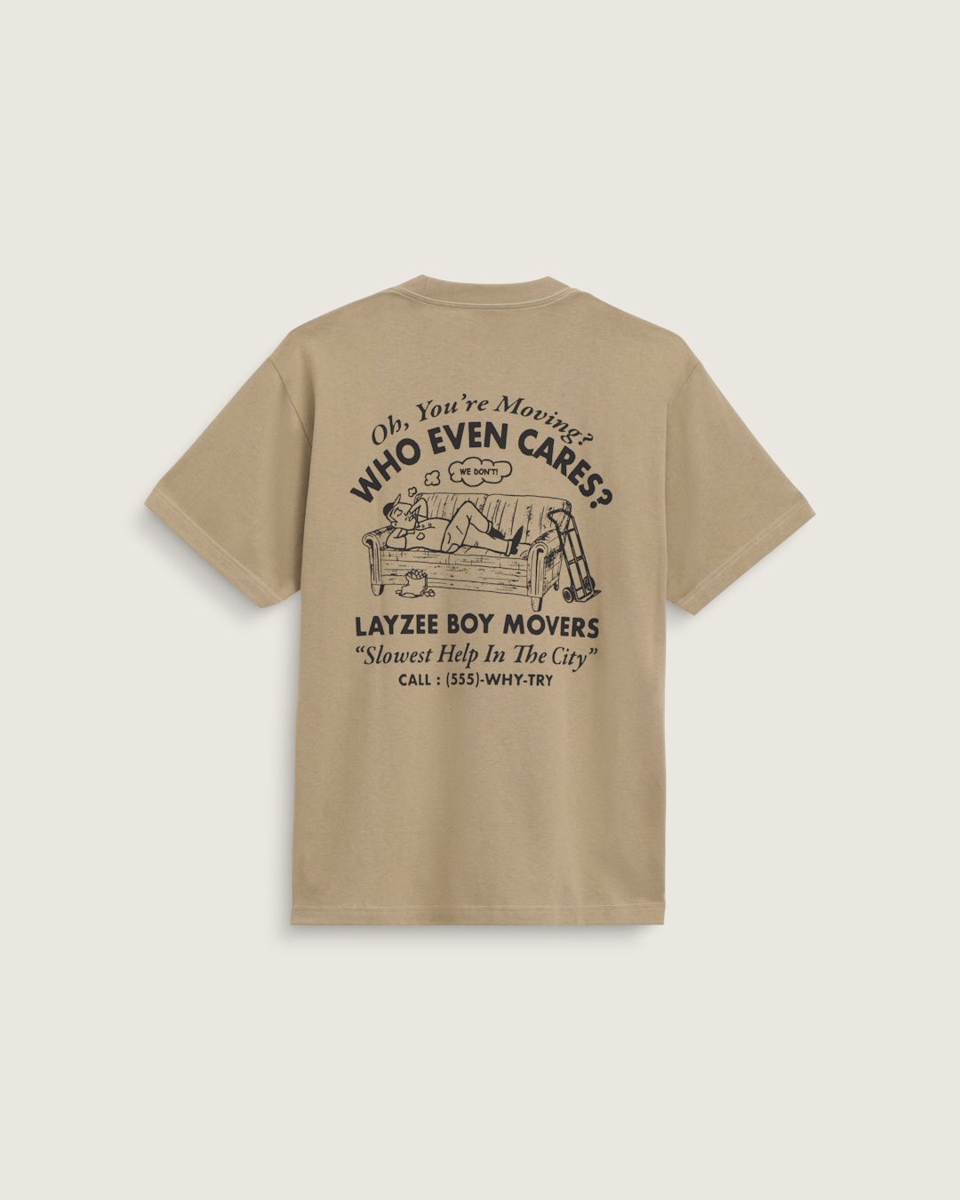 Moving Co T-Shirt in Bay Leaf Brown | Vans sale