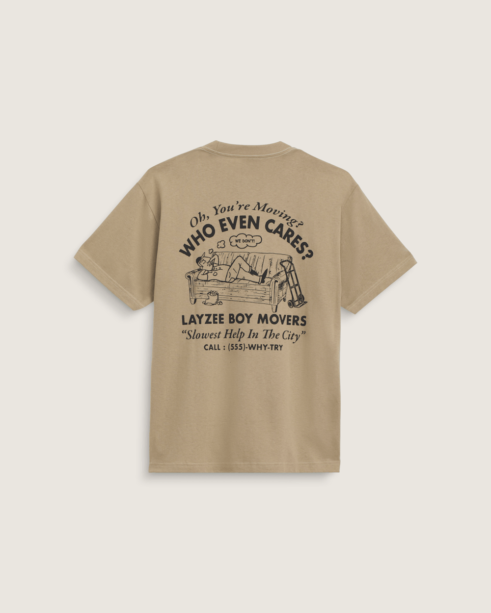 Moving Co T-Shirt in Bay Leaf Brown | Vans sale