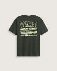 Shop Front T-Shirt in Dried Kelp Green | Vans on sale