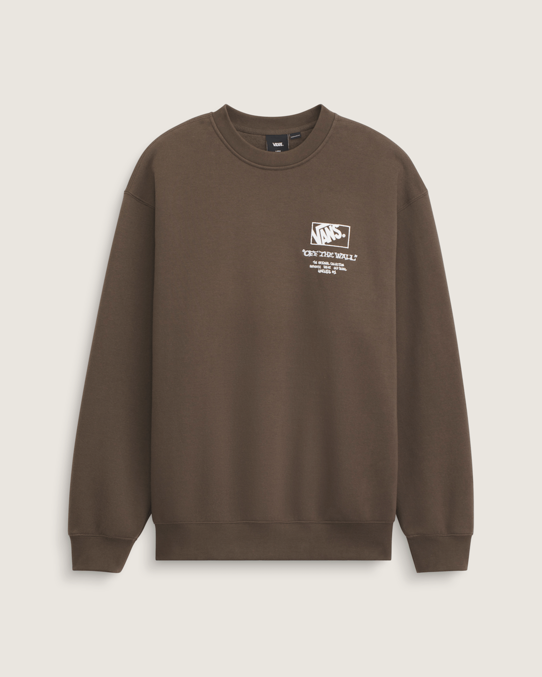 Circle Bones Formula Crew Sweatshirt in Coal Brown | Vans online