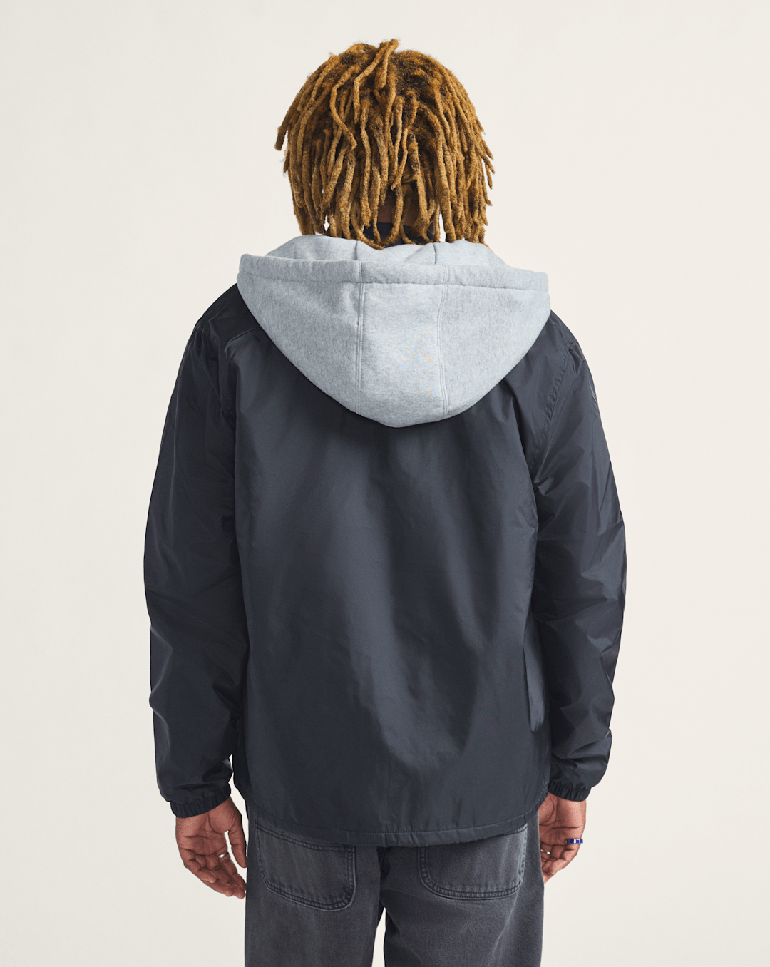 Riley Hooded Coach's Jacket in Black | Vans sale