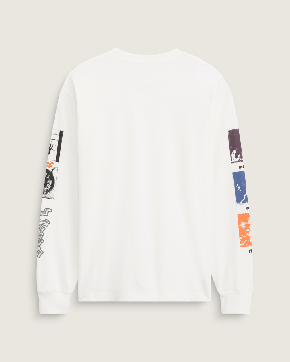 Stormcast Long Sleeve T-Shirt in Marshmallow White | Vans on sale