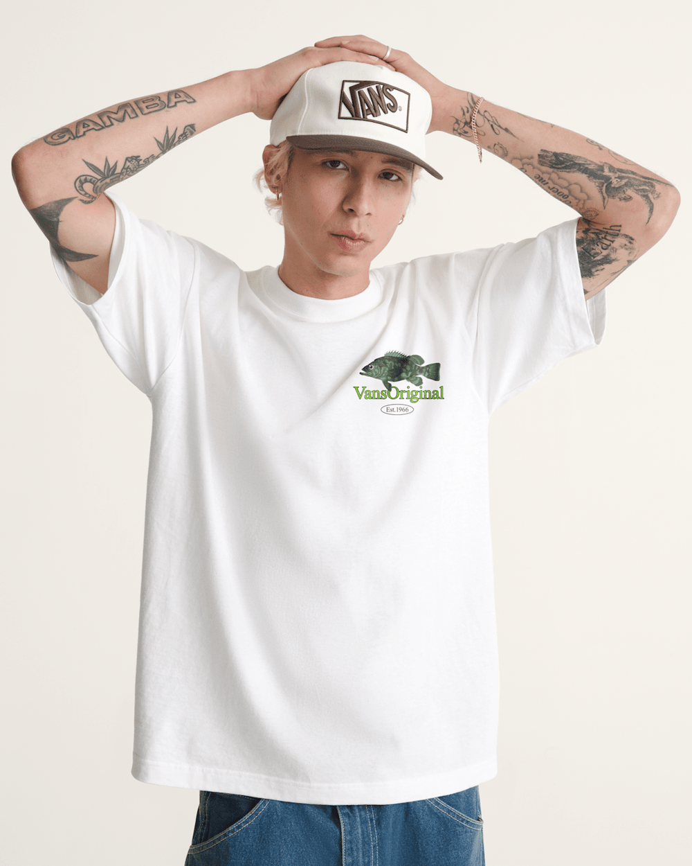 Bait and Tackle T-Shirt in White | Vans online