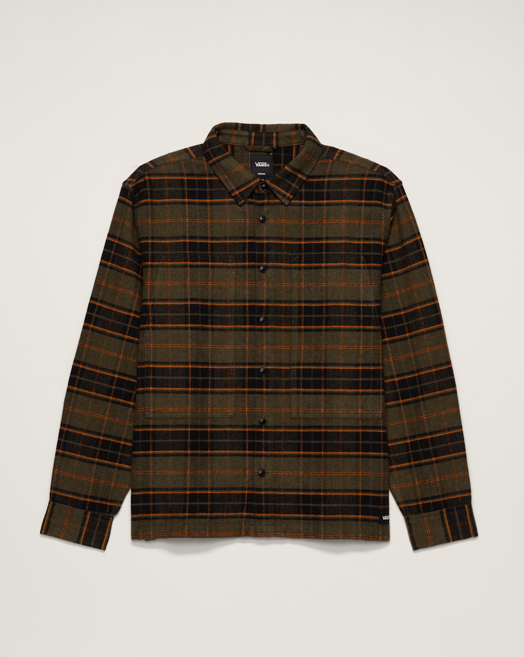 Premium Flannel Shirt in Grape Leaf Green | Vans on sale