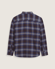 Bixby Plaid Flannel Shirt in Dark Port Red / Pewter Heather Grey | Vans online