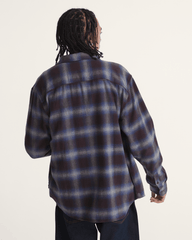 Bixby Plaid Flannel Shirt in Dark Port Red / Pewter Heather Grey | Vans online