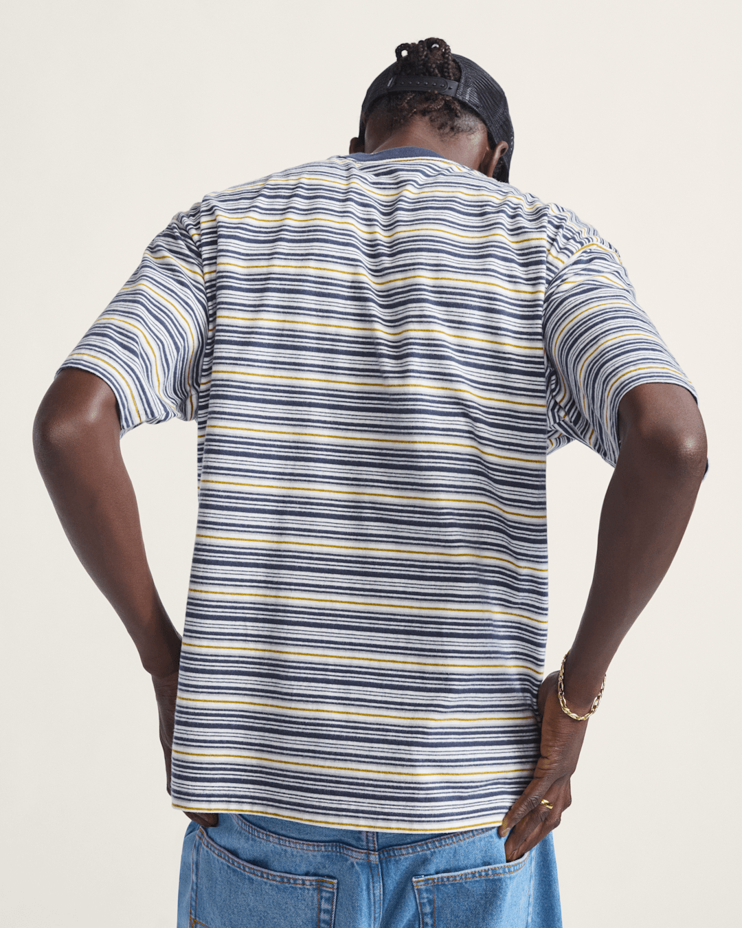 Cameron Stripe Shirt in Blue / Marshmallow White | Vans discount