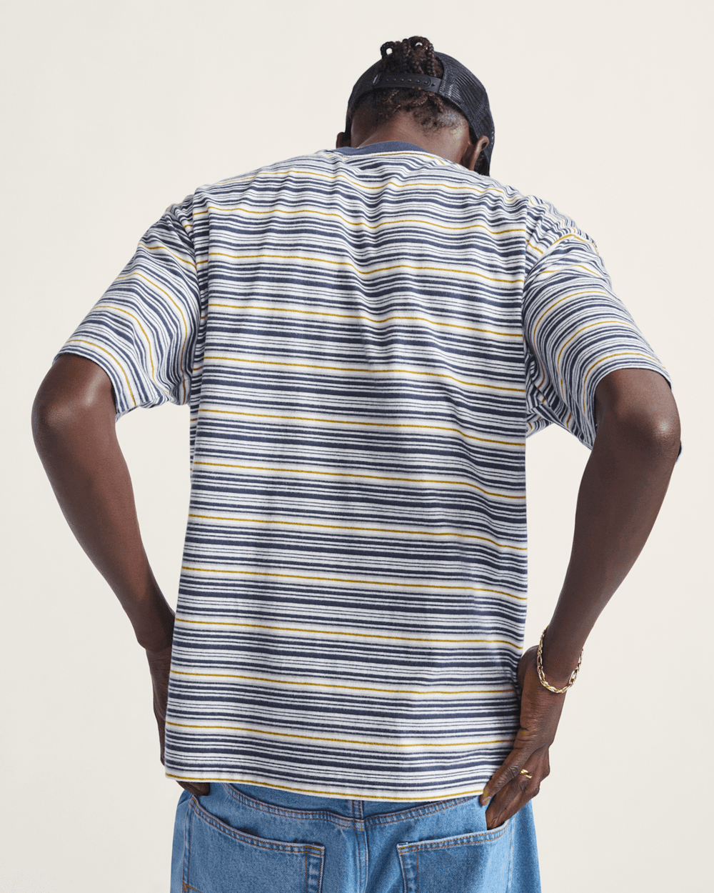 Cameron Stripe Shirt in Blue / Marshmallow White | Vans discount