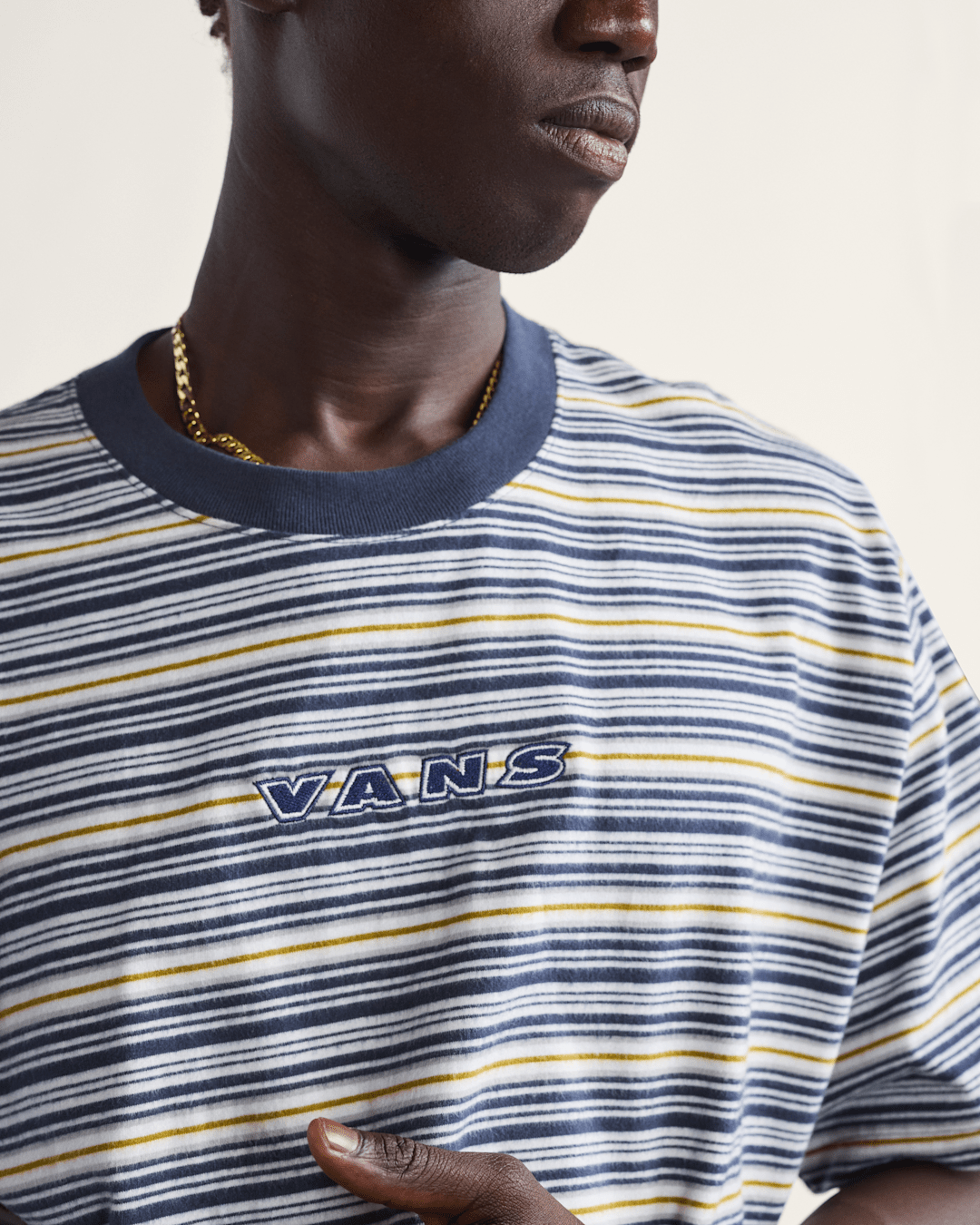 Cameron Stripe Shirt in Blue / Marshmallow White | Vans discount