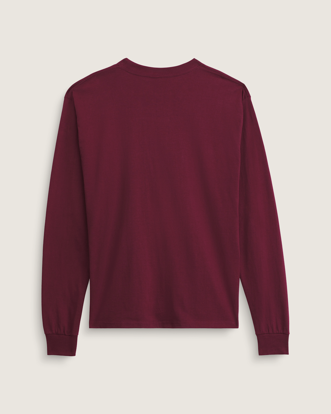 Blur Drop Long Sleeve T-Shirt in Burgundy | Vans outlet