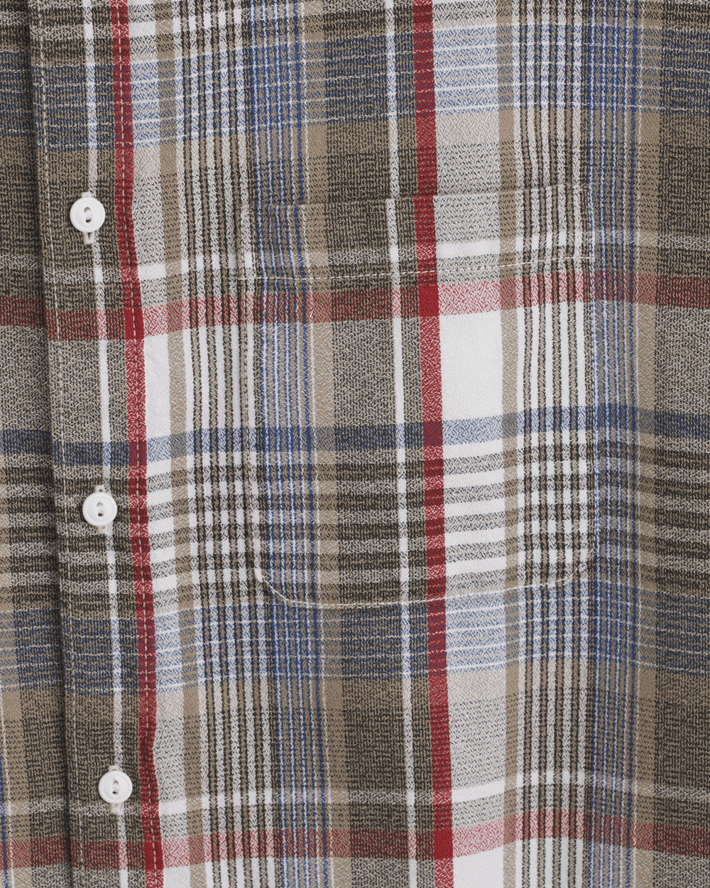 Premium Button Up Shirt in Egret White / Elm Green | Vans on sale