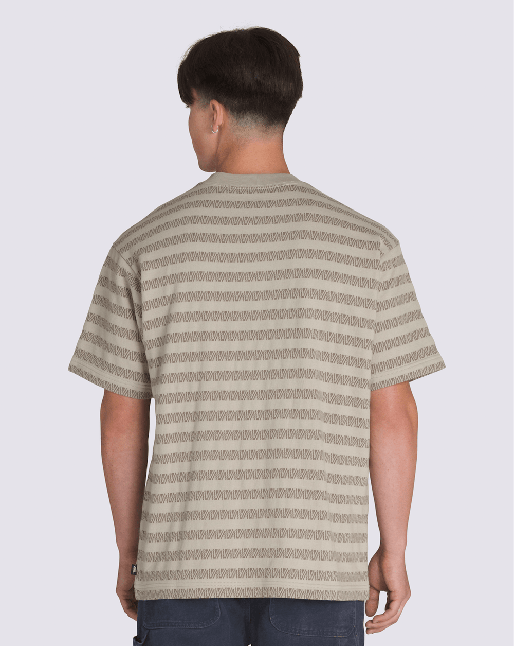 Palmer Jacquard Knit T-Shirt in London Fog Beige | Vans discount