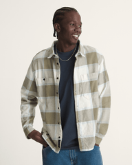 Larkspur Flannel Shirt in Turtledove White | Vans outlet