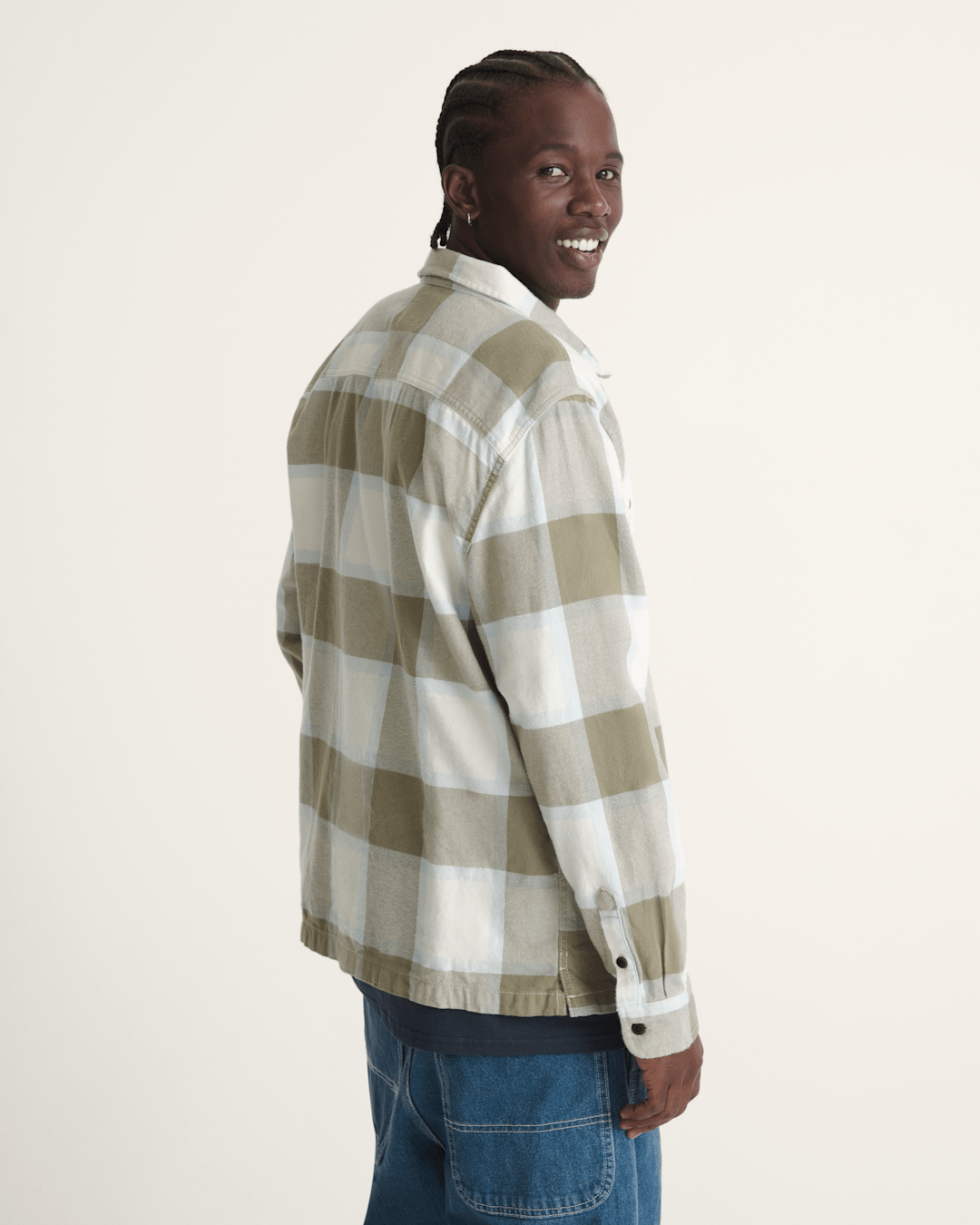Larkspur Flannel Shirt in Turtledove White | Vans outlet