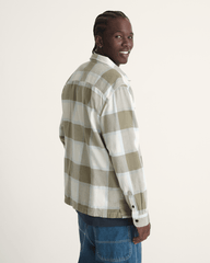 Larkspur Flannel Shirt in Turtledove White | Vans outlet