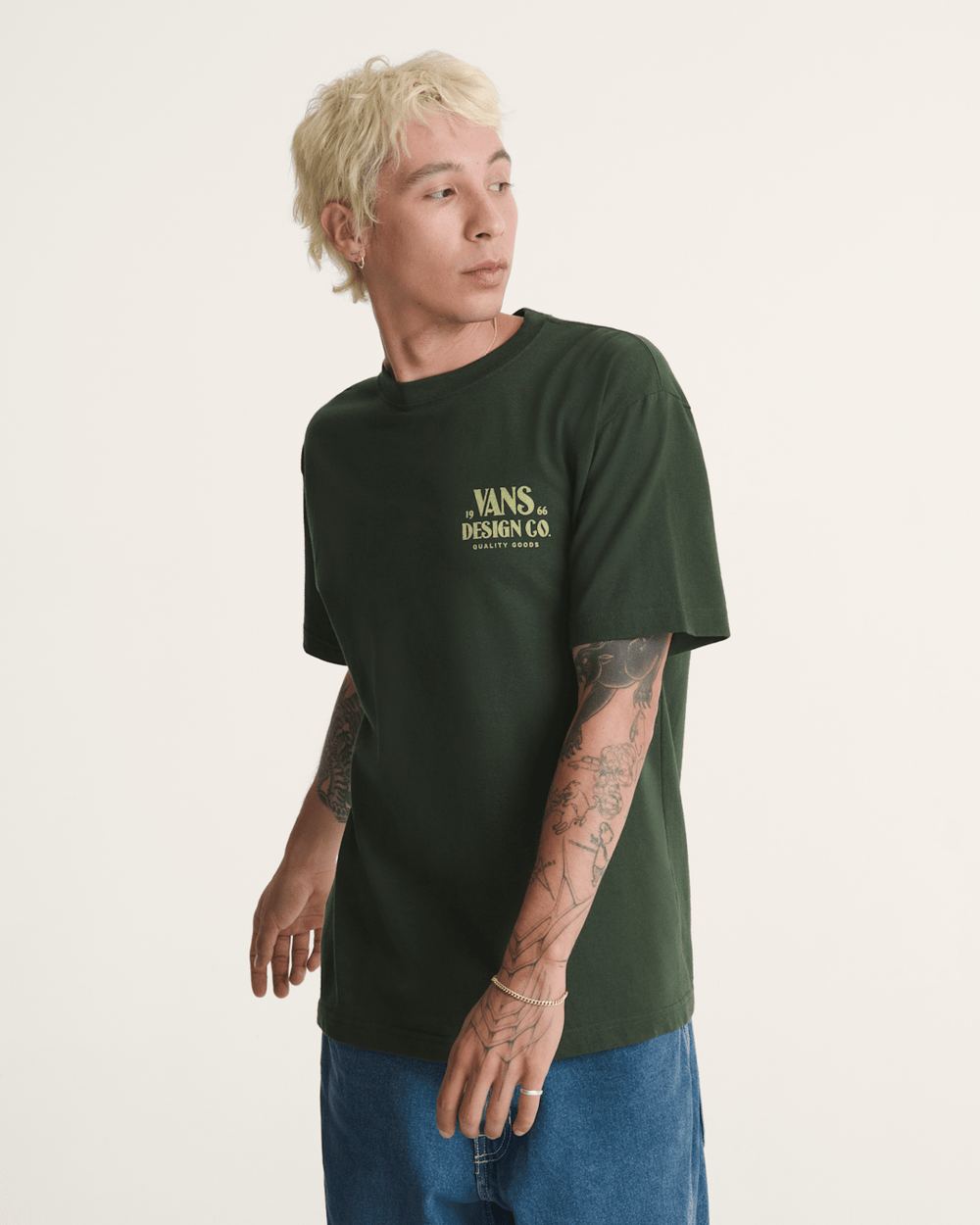 Vans HOV T-Shirt in Dried Kelp Green | Vans on sale