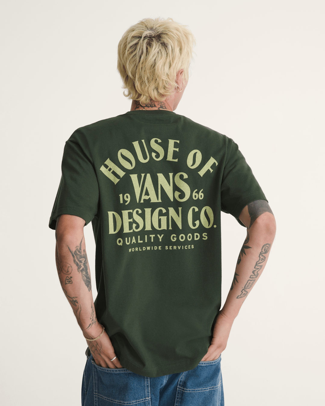 Vans HOV T-Shirt in Dried Kelp Green | Vans on sale