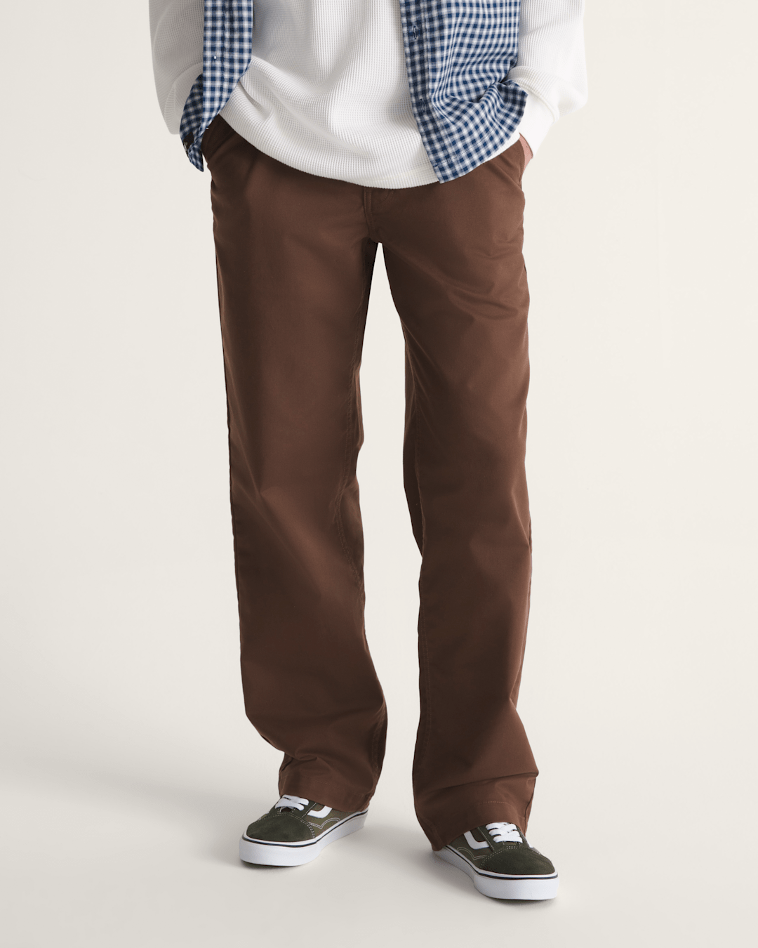 Authentic Chino Straight Pant in Vintage Cocoa Brown | Vans discount