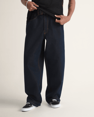 Check-5 Baggy Denim Pants in Dark Rinse Blue | Vans near me