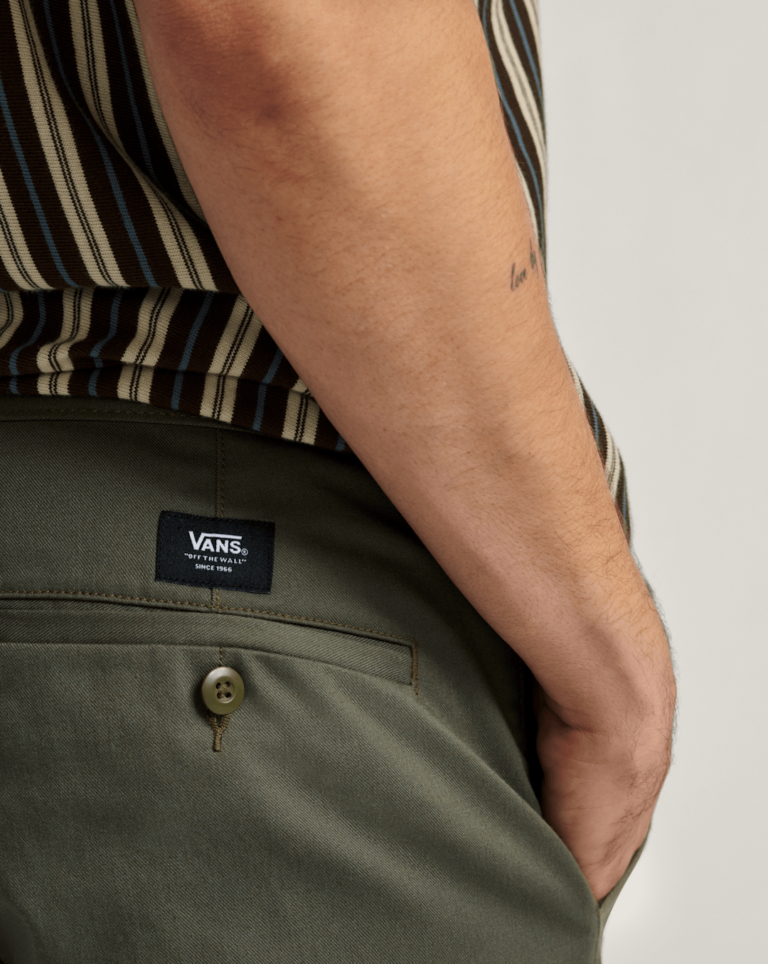 Authentic Chino Relaxed Pants in Grape Leaf Green | Vans discount