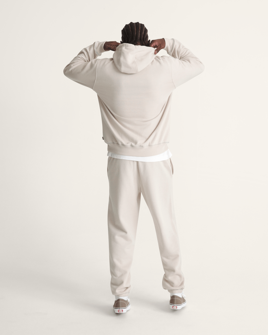Vans 66 Sweatpants in Taupe Mist Grey | Vans on sale
