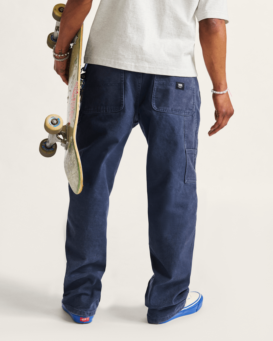 Drill Chore Carpenter Vintage Wash Pants in Parisian Night Blue | Vans online