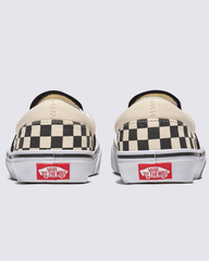 Big Kids Classic Slip-On Shoe in Checkerboard Black / White | Vans sale