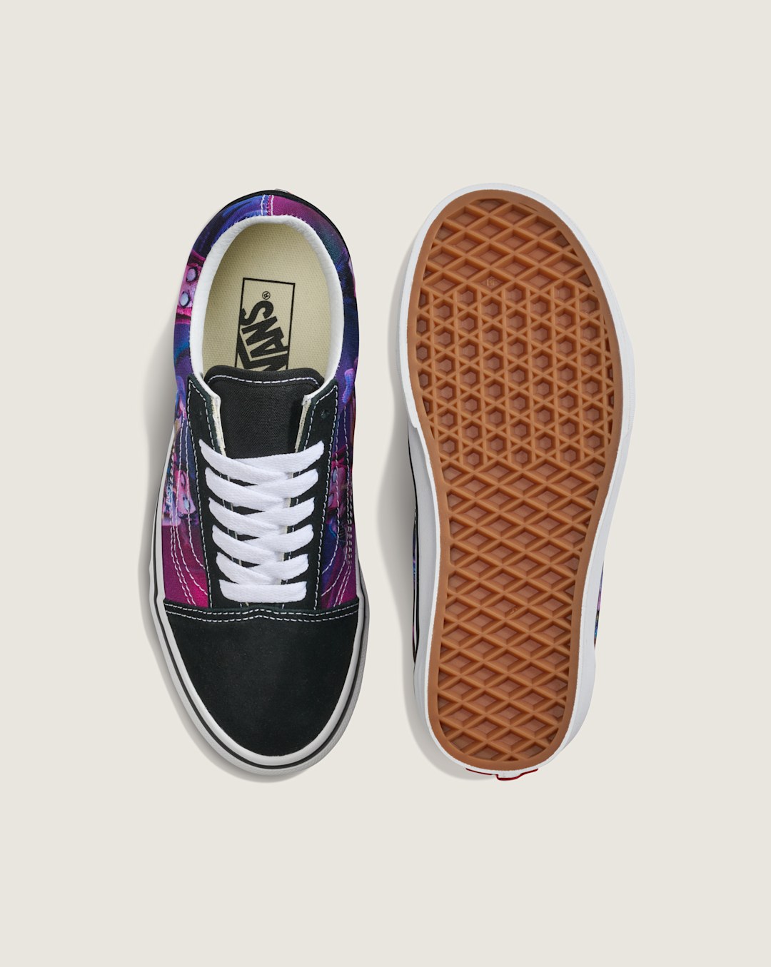 KPop Demon Hunters x Vans Big Kids Old Skool Shoe in Kpop Demon Hunters Black / Purple | Vans on sale