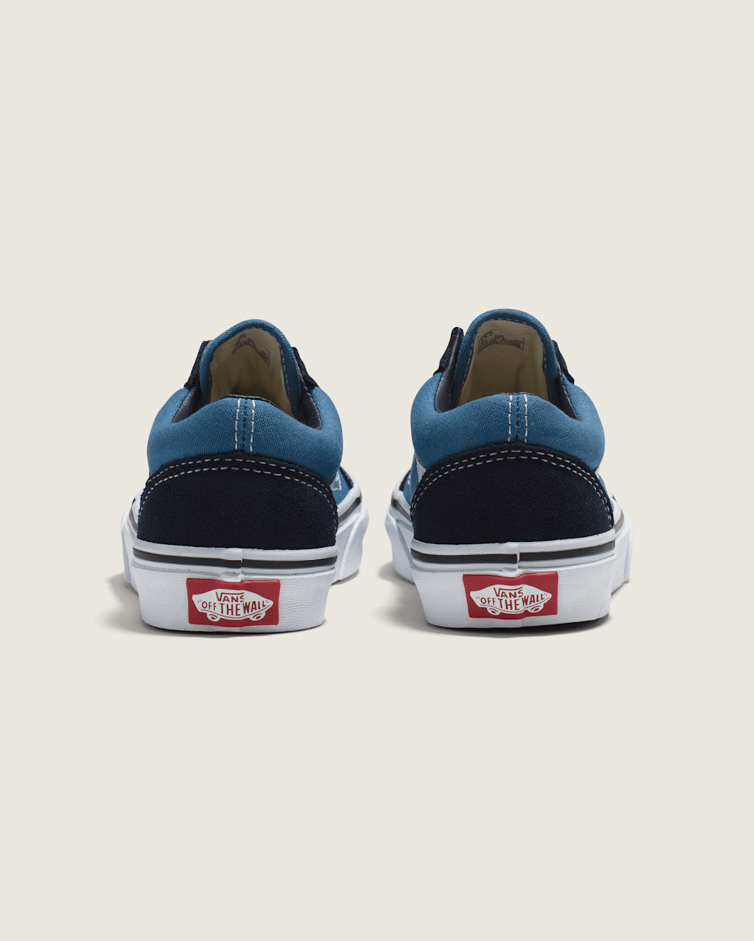 Kids Old Skool Navy/True White Shoes | Vans outlet