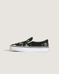 Little Kids Classic Slip-On Shoe in Black / Green | Vans discount