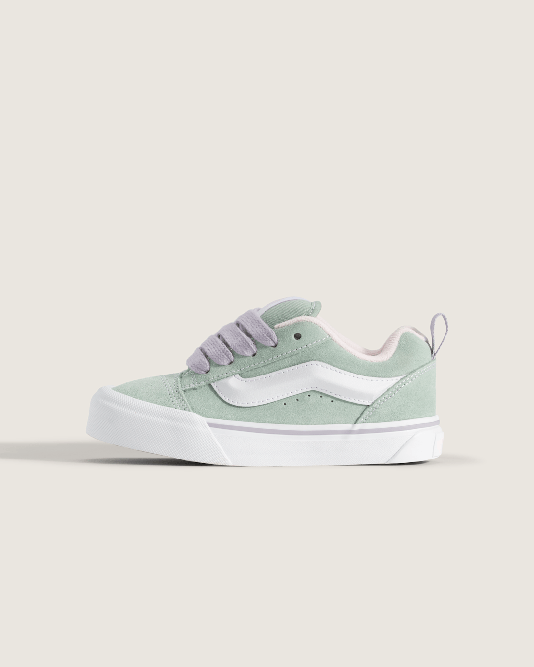Little Kids Knu Skool Shoe in Grey / Olive Green | Vans on sale