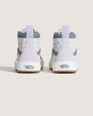 Little Kids Sk8-Hi Water Resistant Checkerboard Shoe in Lilac Mist Purple | Vans near me