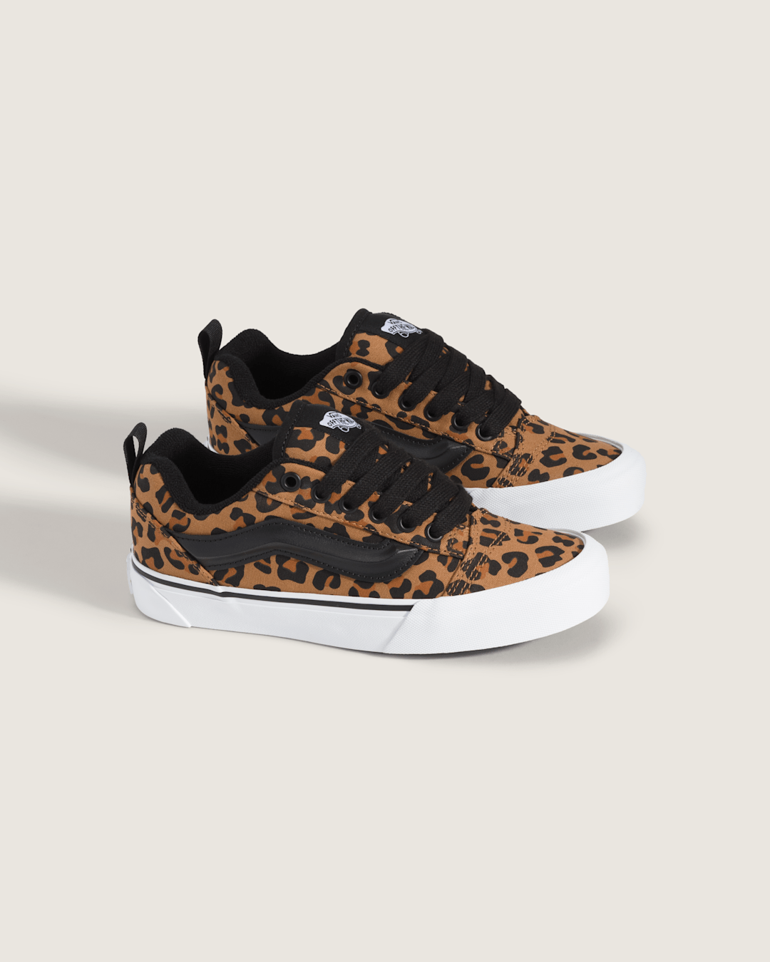 Little Kids Knu Skool Shoe in Leopard Brown / Black | Vans outlet