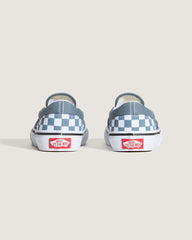 Little Kids Classic Slip-On Checkerboard Shoe in Checkerboard Stormy Weather Blue | Vans discount
