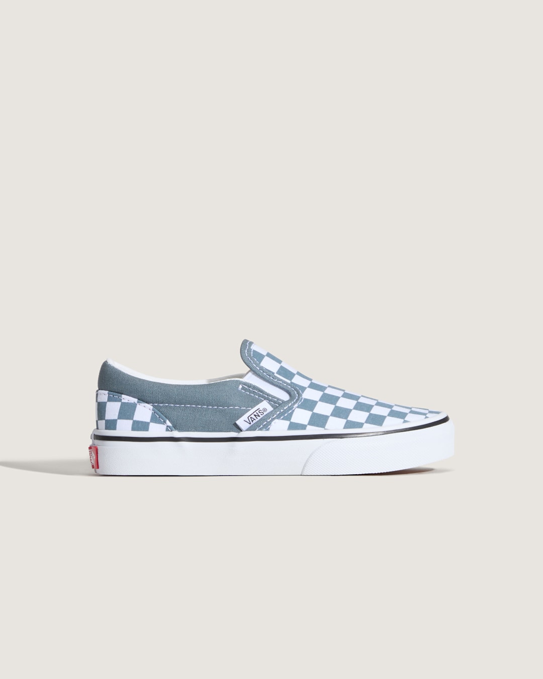Little Kids Classic Slip-On Checkerboard Shoe in Checkerboard Stormy Weather Blue | Vans discount