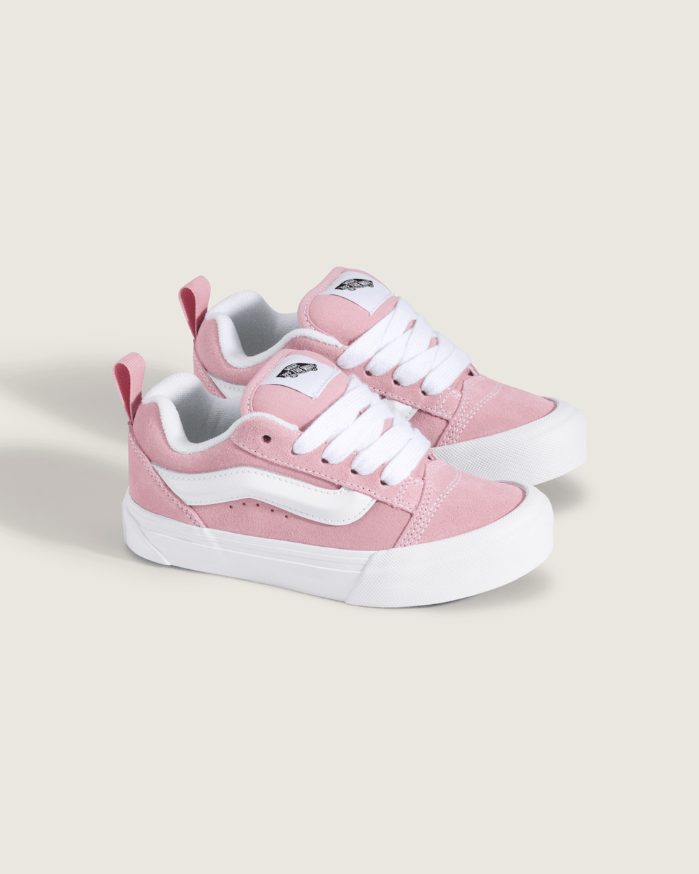 Little Kids Knu Skool Shoe in Dawn Pink / True White | Vans discount