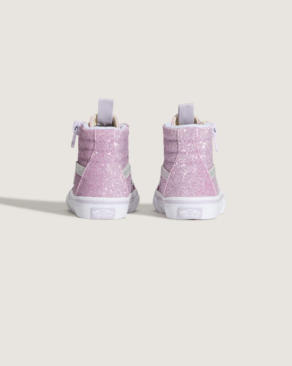 Toddler Sk8-Hi Side Zip Shoe in Glitter Lilac Mist Purple | Vans online