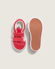 Toddler Old Skool V Racing Red/True White Shoes | Vans discount