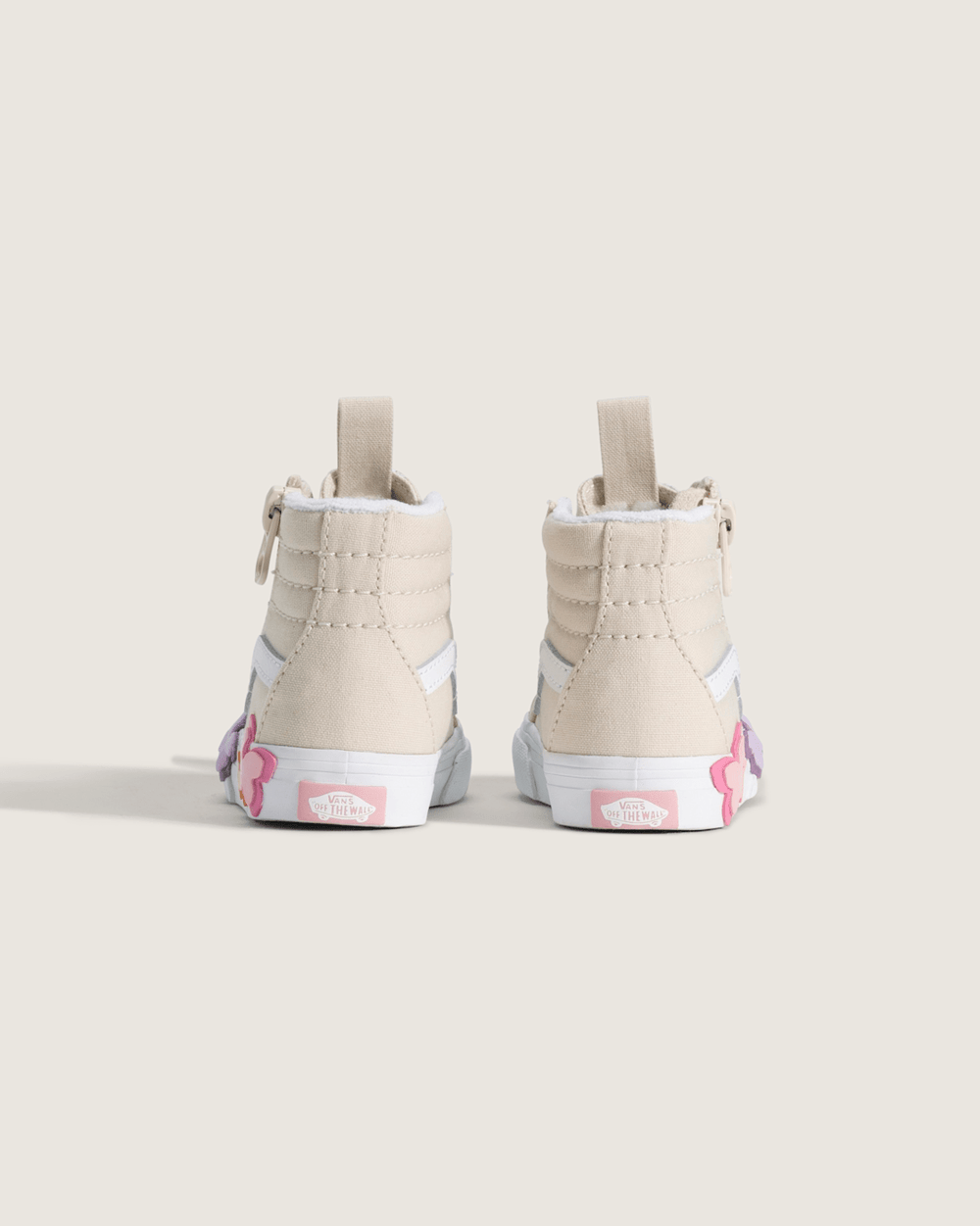 Toddler Sk8-Hi Side Zip Shoe in Beige | Vans sale